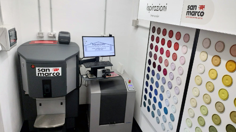 Corsia magazzino materiali edili